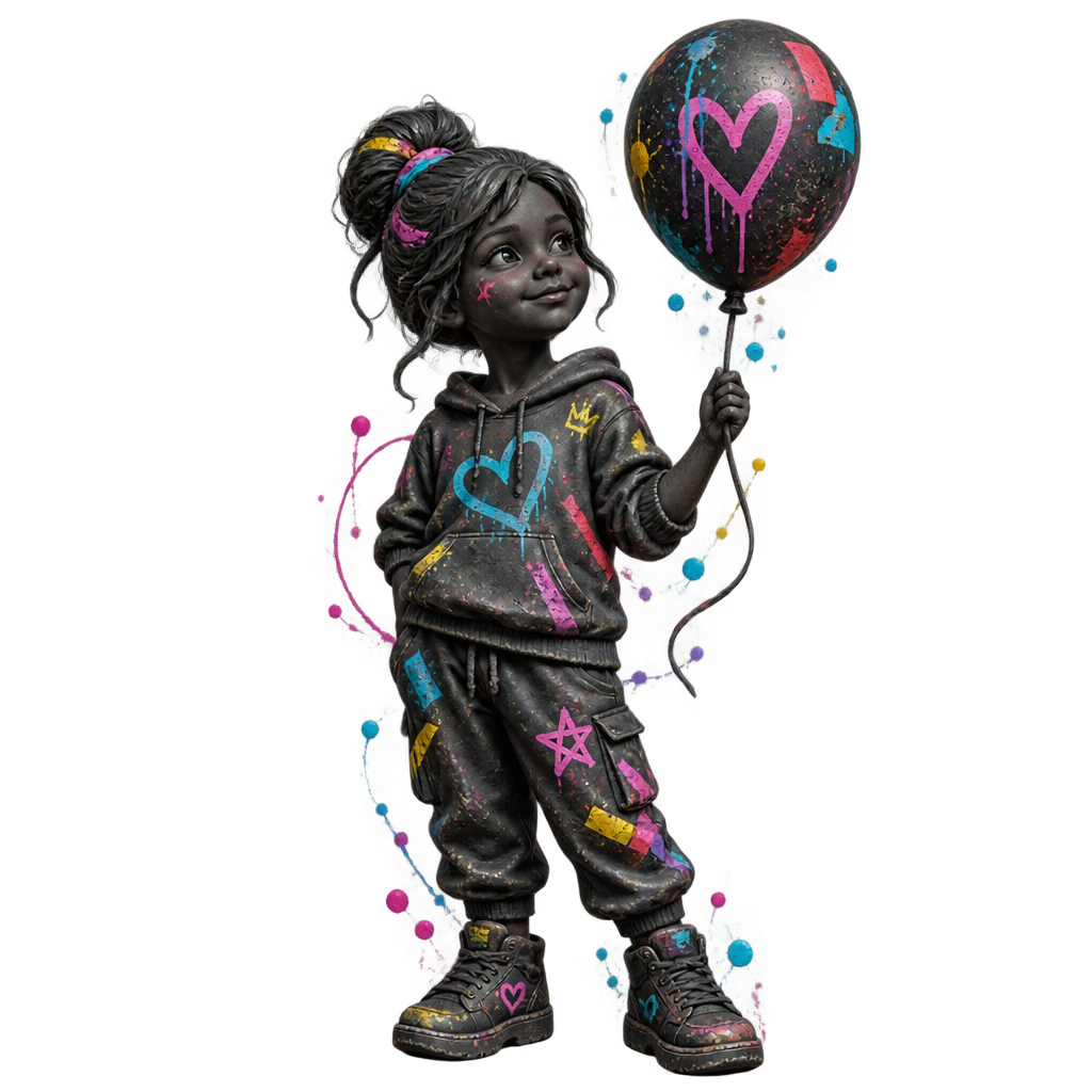 Graffiti Sculpture T-shirt design, example 2