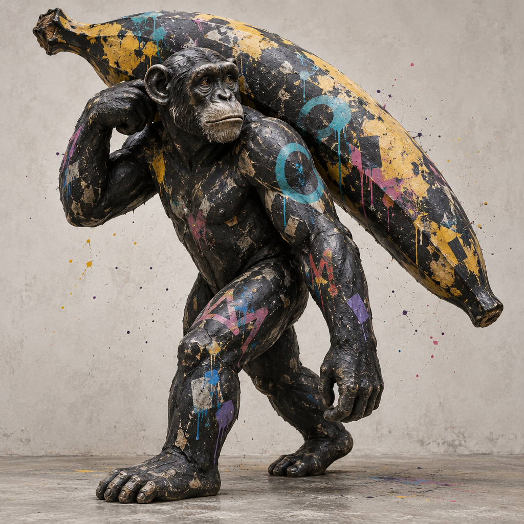 Graffiti Sculpture T-shirt design, example 3