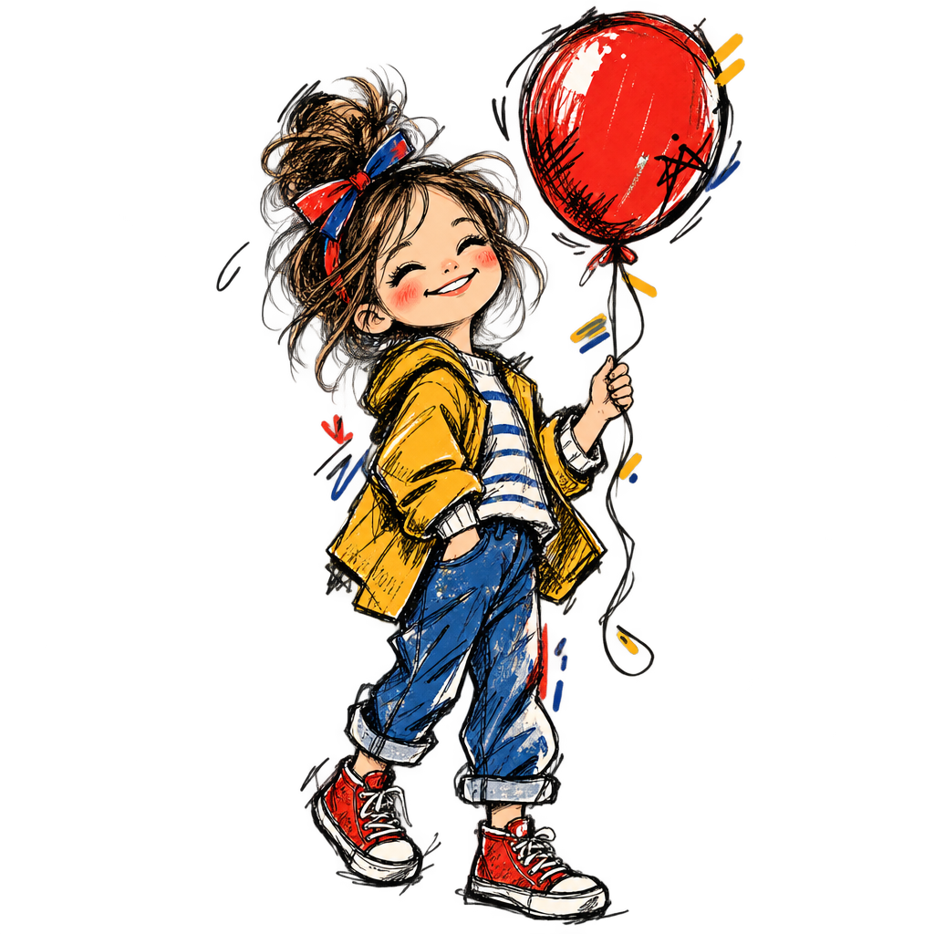 Playful Doodle T-shirt design, example 4
